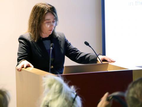 Fyrirlesari á ráðstefnu